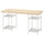 MITTCIRKEL / SPÄND desk, lively pine effect/white