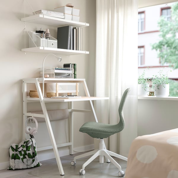 MITTPLAN desk, white, 80x60 cm