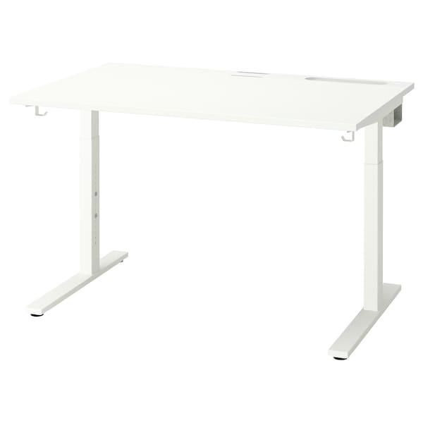 MITTZON - Desk base, white, 120/140/160x80 cm