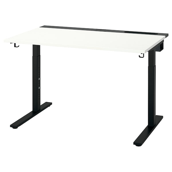 MITTZON - Desk base, black, 120/140/160x80 cm