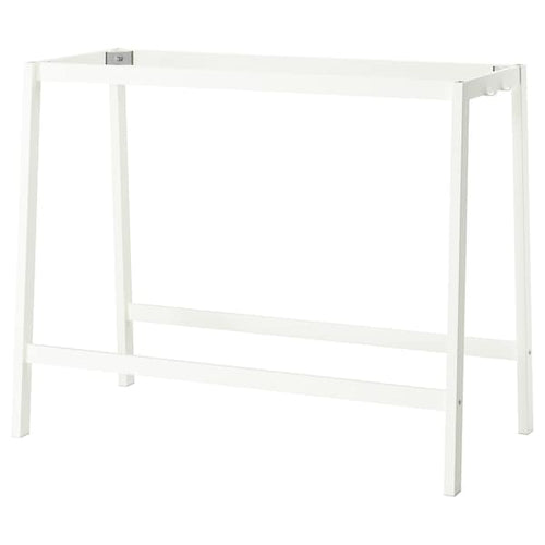 MITTZON underframe for conference table, white, 140x68x103 cm