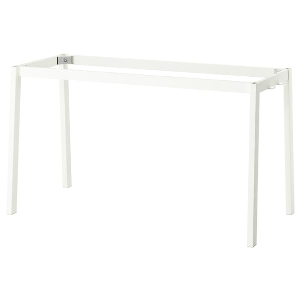 MITTZON - Base for meeting table, white, 140x68x73 cm