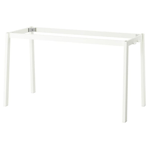MITTZON underframe for conference table, white, 140x68x73 cm