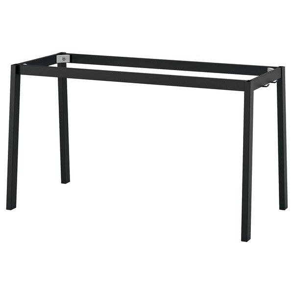 MITTZON - Base for meeting table, black, 140x68x73 cm