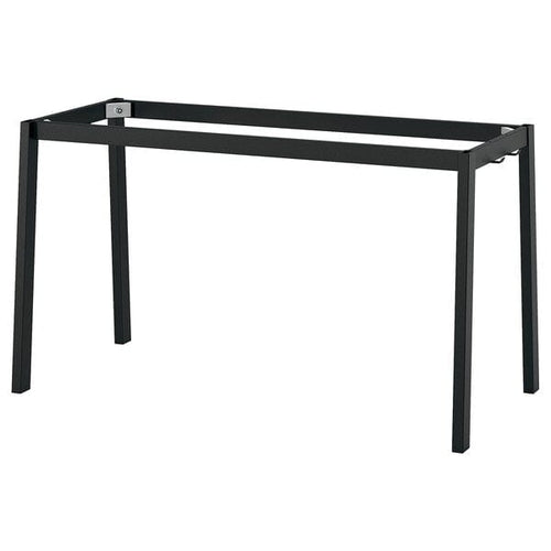 MITTZON underframe for conference table, black, 140x68x73 cm