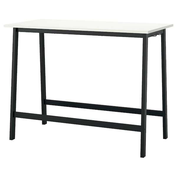 MITTZON - Base for meeting table, black, 140x68x103 cm