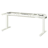 MITTZON underframe sit/stand for desk, electric/white, 120/140/160x60 cm