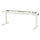 MITTZON underframe sit/stand for desk, electric/white, 120/140/160x60 cm