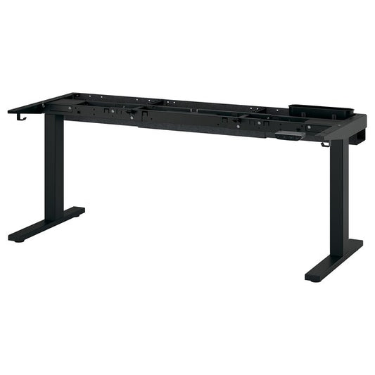 Ikea MITTZON - Adjustable height desk base, electric/black, 120/140/160x60 cm