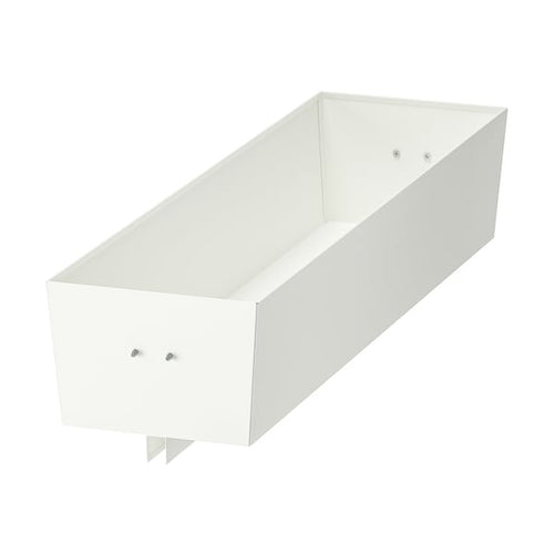 MITTZON container f frame w castors, white, 80x14 cm