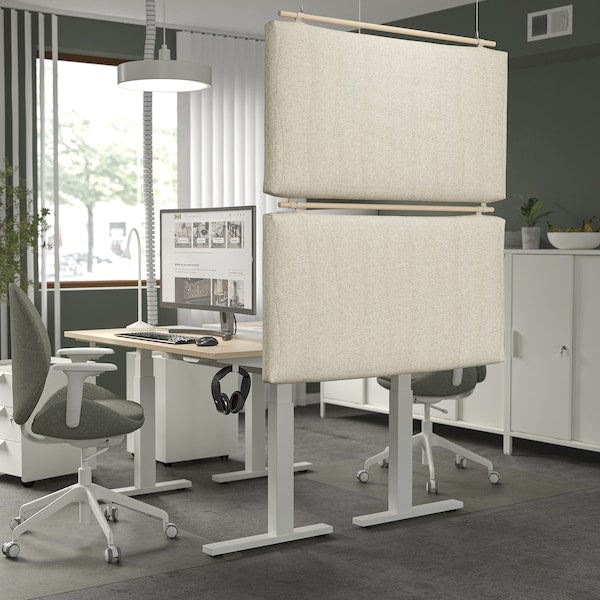 MITTZON - Acoustic Deflector, Gunnared beige,95x53x8 cm