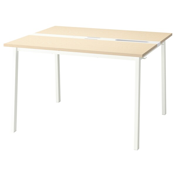 MITTZON - Supplementary top, birch veneer, 120x48 cm