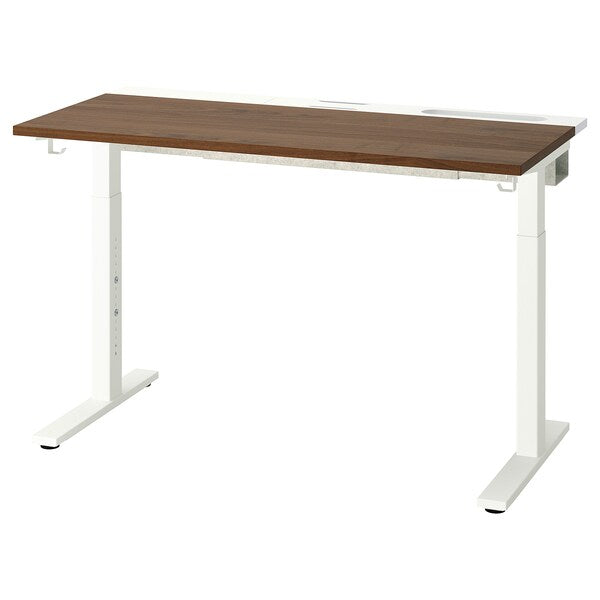 MITTZON - Additional top, walnut veneer, 120x48 cm