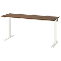 MITTZON - Additional top, walnut veneer, 160x48 cm