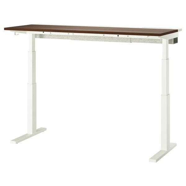 Ikea MITTZON - Additional top, walnut veneer, 160x48 cm