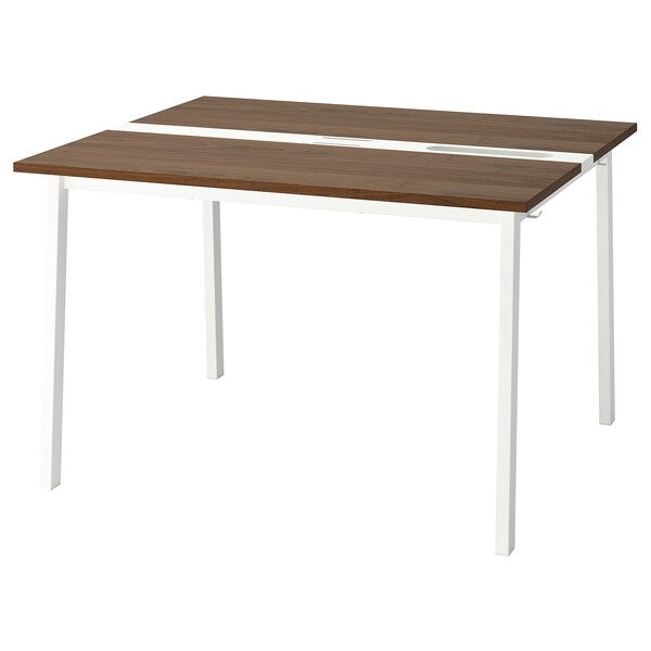 MITTZON - Additional top, walnut veneer, 120x48 cm