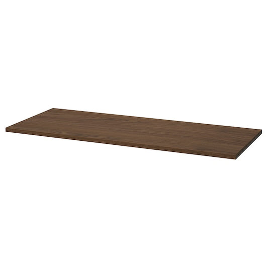 MITTZON - Additional top, walnut veneer, 120x48 cm