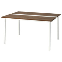 MITTZON - Additional top, walnut veneer, 140x48 cm