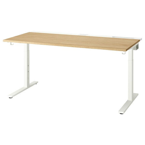 MITTZON - Additional top, oak veneer, 160x68 cm