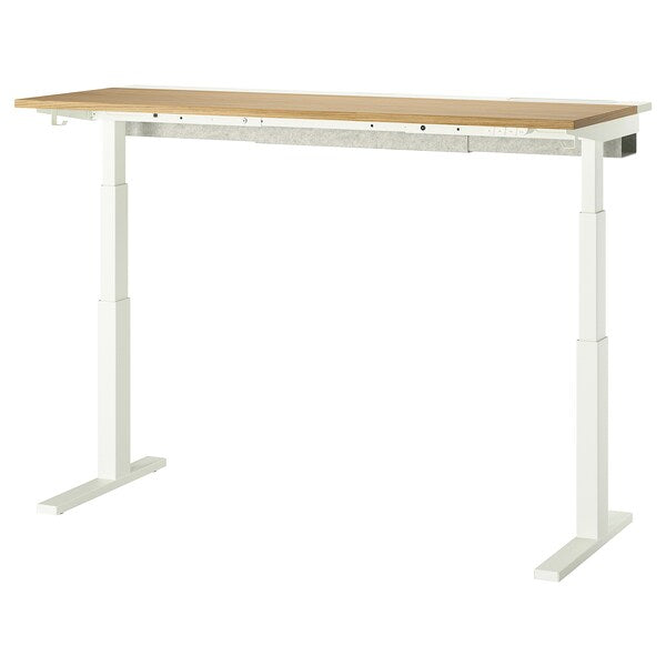 MITTZON - Additional top, oak veneer, 160x48 cm