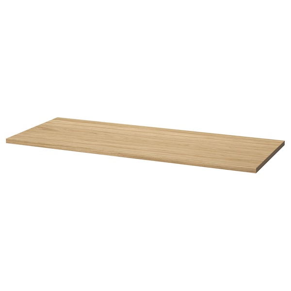 MITTZON - Additional top, oak veneer, 120x48 cm