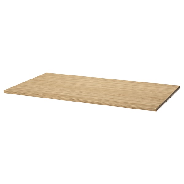 MITTZON - Additional top, oak veneer, 120x68 cm