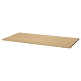 MITTZON table top, oak veneer, 140x68 cm