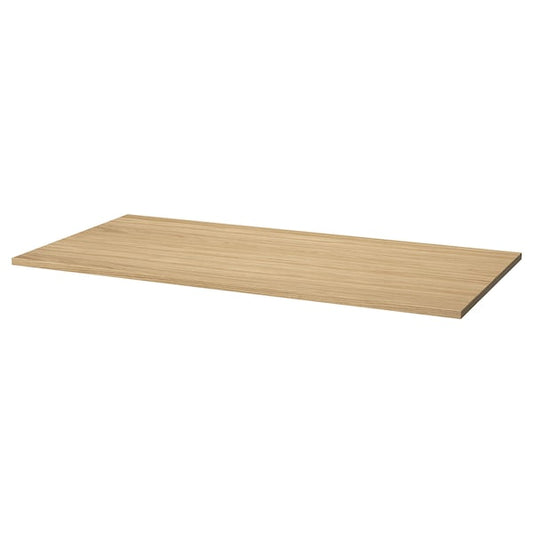 MITTZON - Additional top, oak veneer, 140x68 cm