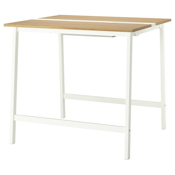 Ikea MITTZON - Additional top, oak veneer, 120x48 cm