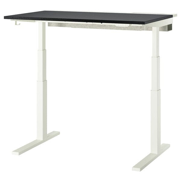 Ikea MITTZON - Additional top, black stain/ash veneer, 120x68 cm
