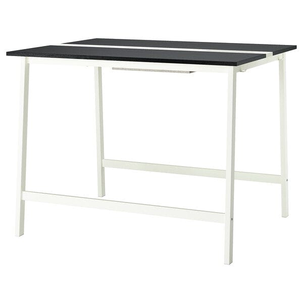 Ikea MITTZON - Additional top, black stain/ash veneer, 140x48 cm