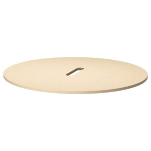 Ikea MITTZON - Table top, round/ birch veneer, 120 cm