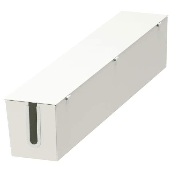 MITTZON cable box for frm w cstrs, white, 80x13 cm