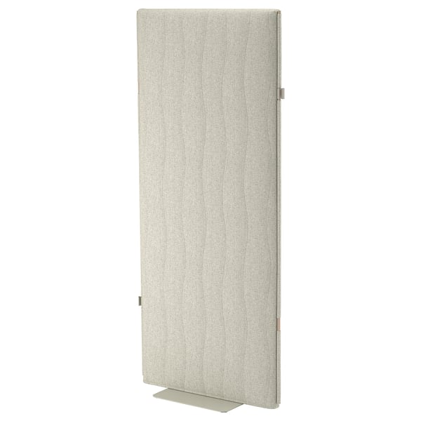 MITTZON acoustic screen, floor standing, Gunnared beige, 70x157 cm