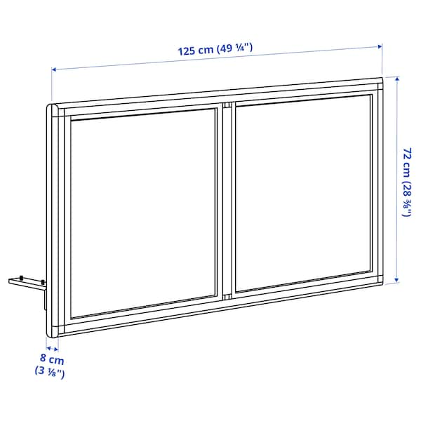 MITTZON - Acoustic screen for desk, Gunnared beige, 125x72 cm