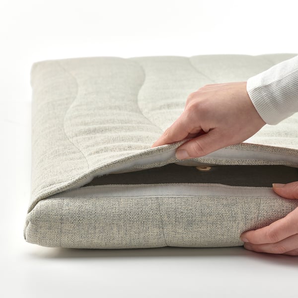 MITTZON acoustic screen for desk, Gunnared beige, 125x72 cm