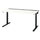 MITTZON - Desk, white/black, 160x80 cm