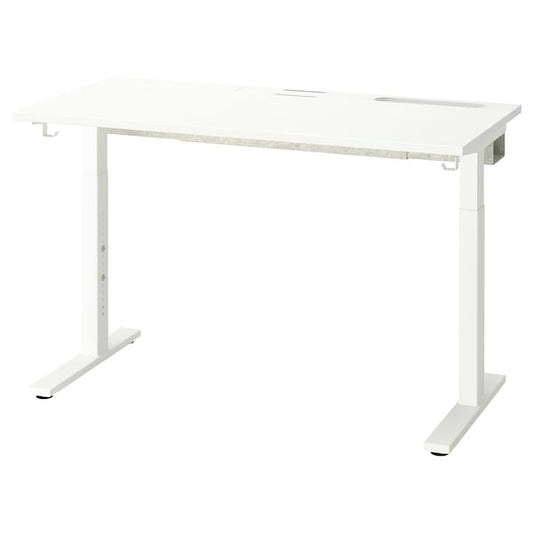 MITTZON - Desk, white, 120x60 cm