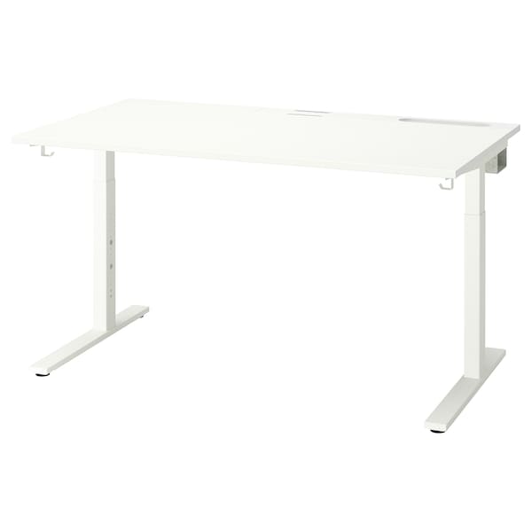 MITTZON - Desk, white, 140x80 cm