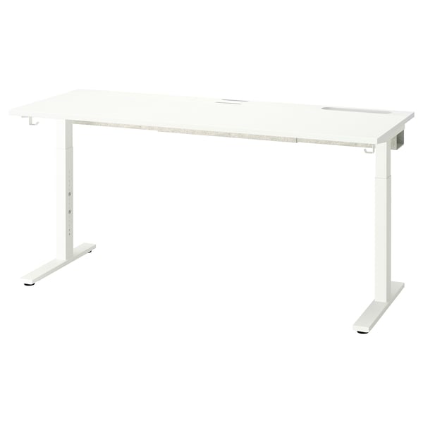 MITTZON - Desk, white,160x60 cm