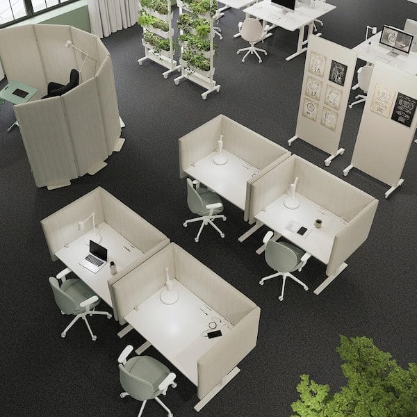 Ikea MITTZON - Desk, white, 120x80 cm