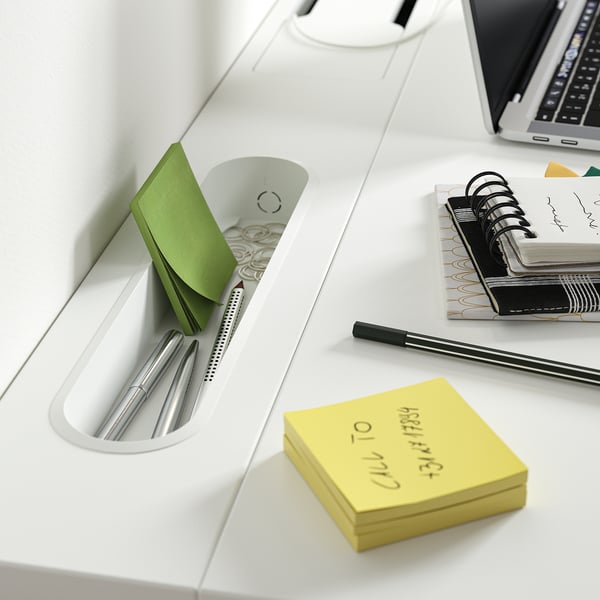 MITTZON desk, white, 160x80 cm