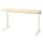 MITTZON - MITTZON Desk, birch veneer/white, 140x60 cm
