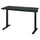 MITTZON desk, black stained ash veneer/black, 120x60 cm