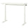 MITTZON - Height-adjustable desk, electric white,140x60 cm