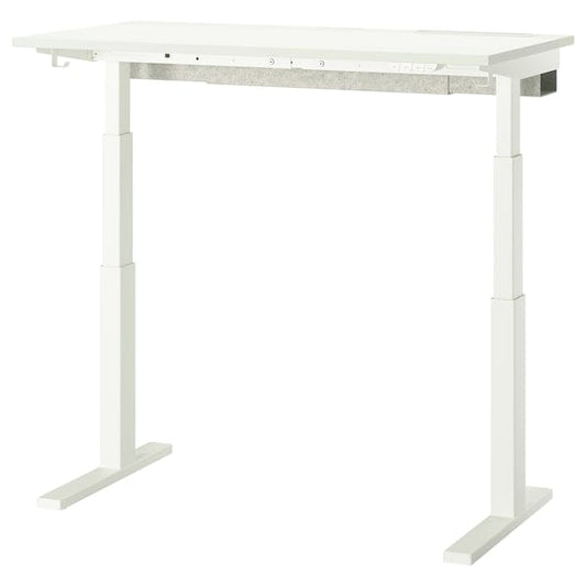 Ikea MITTZON - Scrivania regolabile in altezza, elettrico bianco,120x60 cm