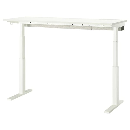 Ikea MITTZON - Height-adjustable desk, electric white,160x60 cm