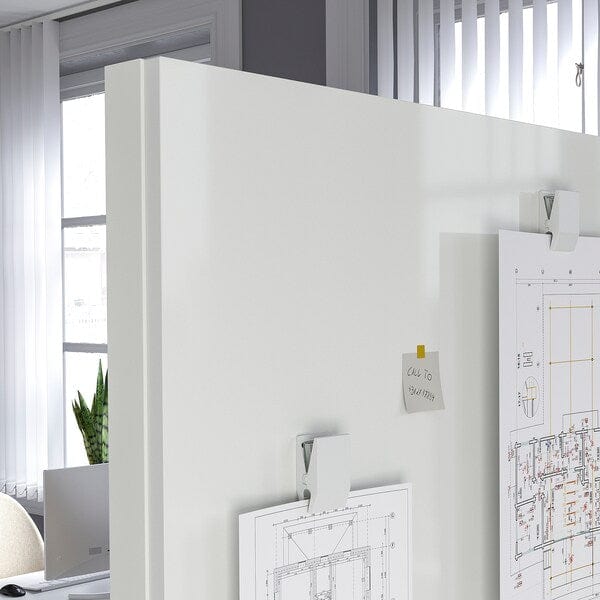 Ikea MITTZON - Frm w cstrs/whtbrd/disp shlf/cbl bx, white, 85x205 cm