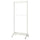MITTZON frame w cstrs/clths rail/disp shlf, white, 85x205 cm
