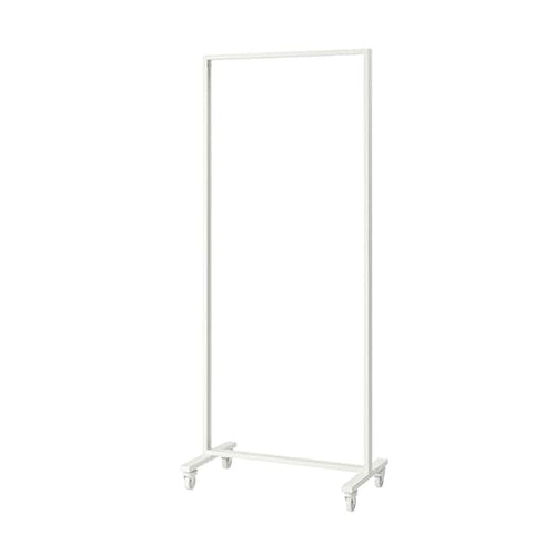 MITTZON - MITTZON Frame with castors, white, 85x205x50 cm